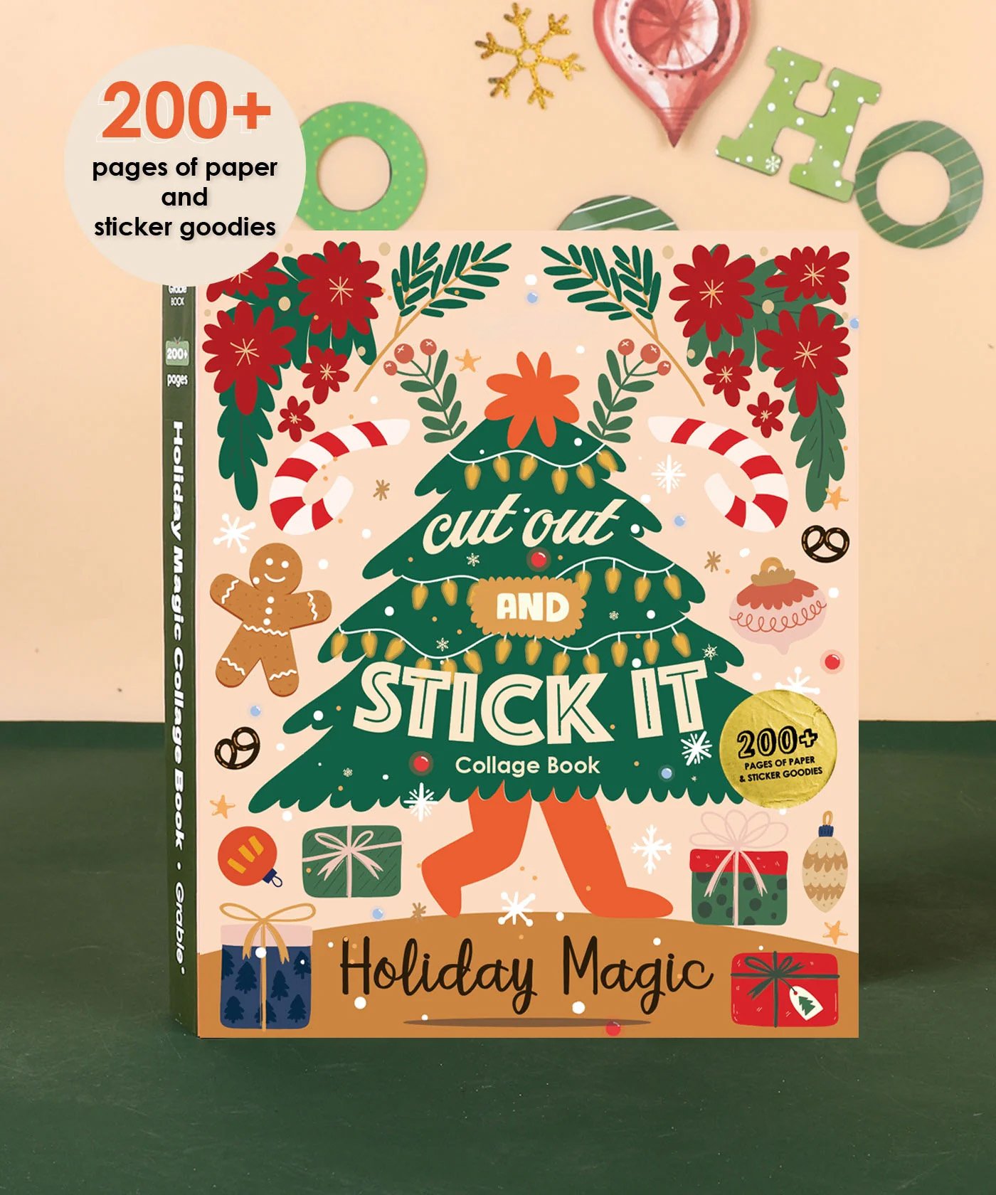 🔥HOT SALE-✨200+ Pages Holiday Magic Collage Activity Book📚