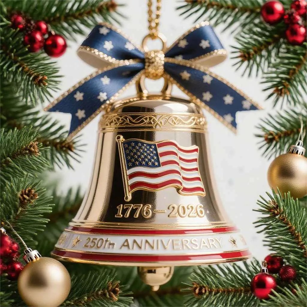 🔥BUY 3 GET 2 FREE🔥U.S. 250th Anniversary Liberty Bell Ornament