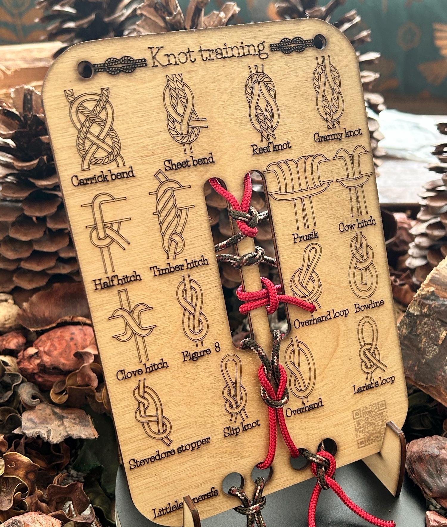 Knot Tying Kit Learn Knot Training Board,Simulator Board To