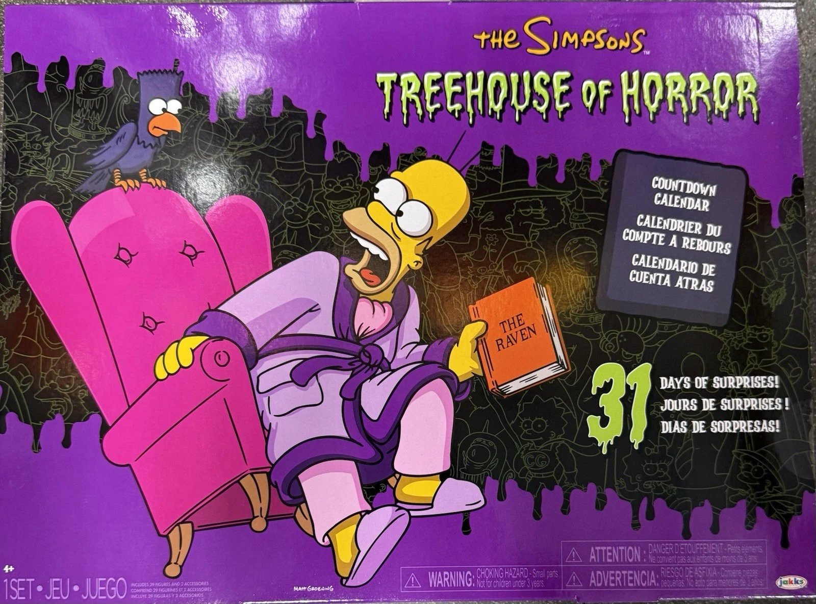 🔥Last Day 49% OFF🎁The Simpsons Treehouse of Horror 31 Day Advent Calendar