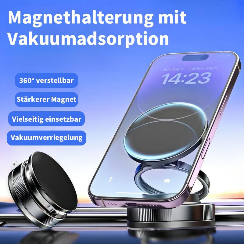 🔥Heißer Verkauf - 49% Rabatt🔥360° verstellbarer magnetischer Vakuum-Telefonhalter