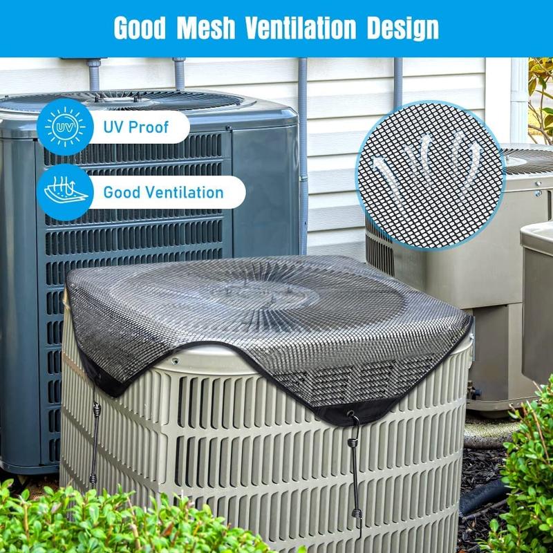 Product Introduction of 1PC External air conditioning network cover. ventilated cover at the top of the external machine. waterproof and durable outdoor Springtok 6