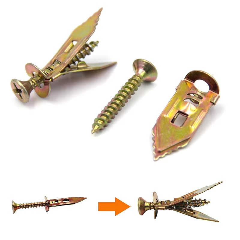 Self Drilling Drywall Anchors with Screws Kit2