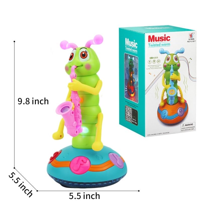 Educational musical caterpillar toy