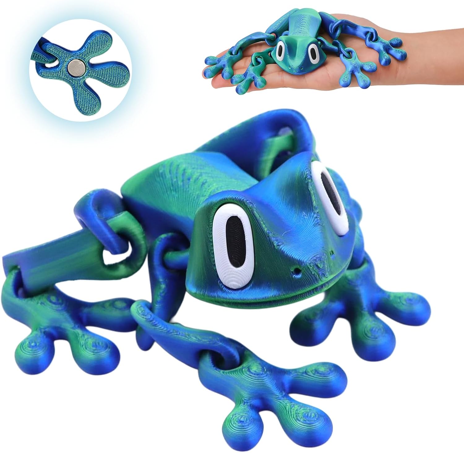 🔥3D-gedrucktes Magnetfroschspielzeug – detailreich, realistisch & mit Wow-Effekt!