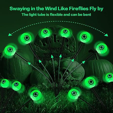 🔥Halloween Sale🔥-Scary Eyeballs Swaying Firefly Lights