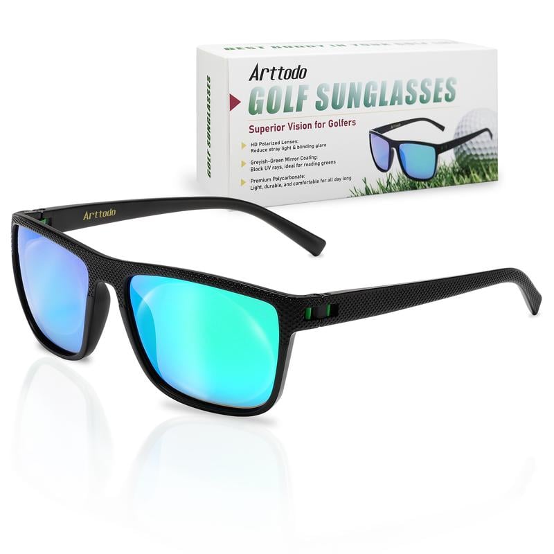 Arttodo UV Polarized Sunglasses, Lightweight Sunglasses with UV Protection for Golf,
