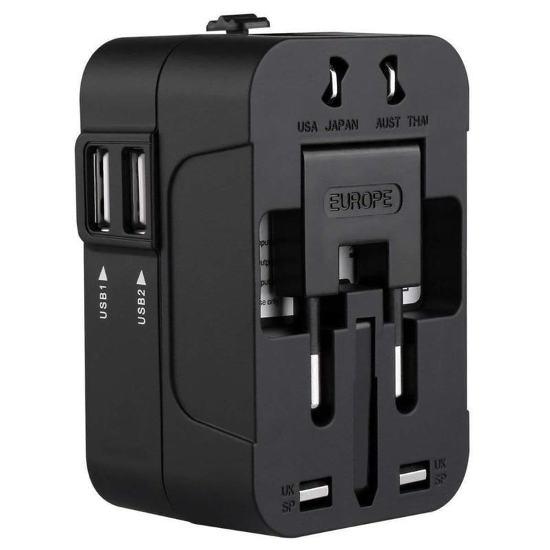 Product Introduction of Universal Travel Plug Adapter, 2 USB Ports World Travel AC Power Adapter, Non-Fusion AC Power Adapter, Tech Gadgets 15 Product Introduction of Universal Travel Plug Adapter, 2 USB Ports World Travel AC Power Adapter, Non-Fusion AC Power Adapter, Tech Gadgets 15