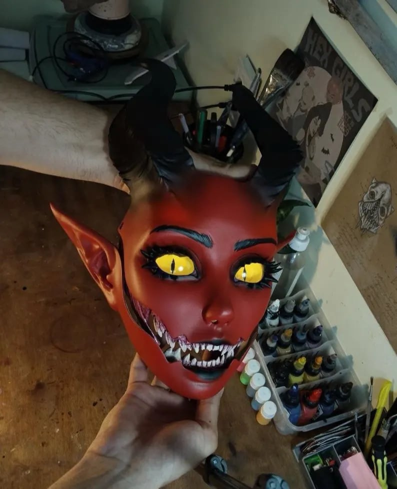 🔥LAST DAY 49% OFF - 🎭Babydoll Mask: Quality and adjustable for comfort😈
