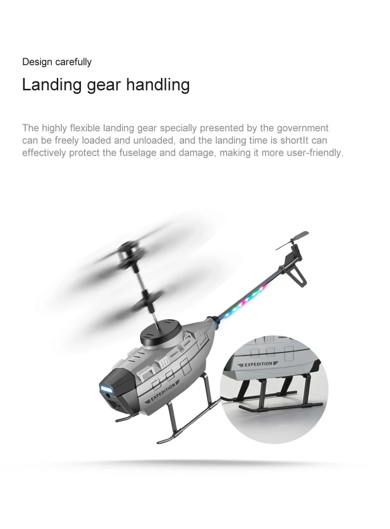 KY202 Black Bee 4CH 6-Axis 4K Dual Camera Air Gesture Obstacle Avoidance Intelligent Hover RC Helicopter RTF