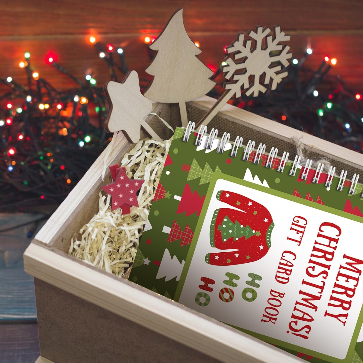 🎁🎅🏼MERRY CHRISTMAS! GIFT CARD BOOK📚Hardcover & Durability Line
