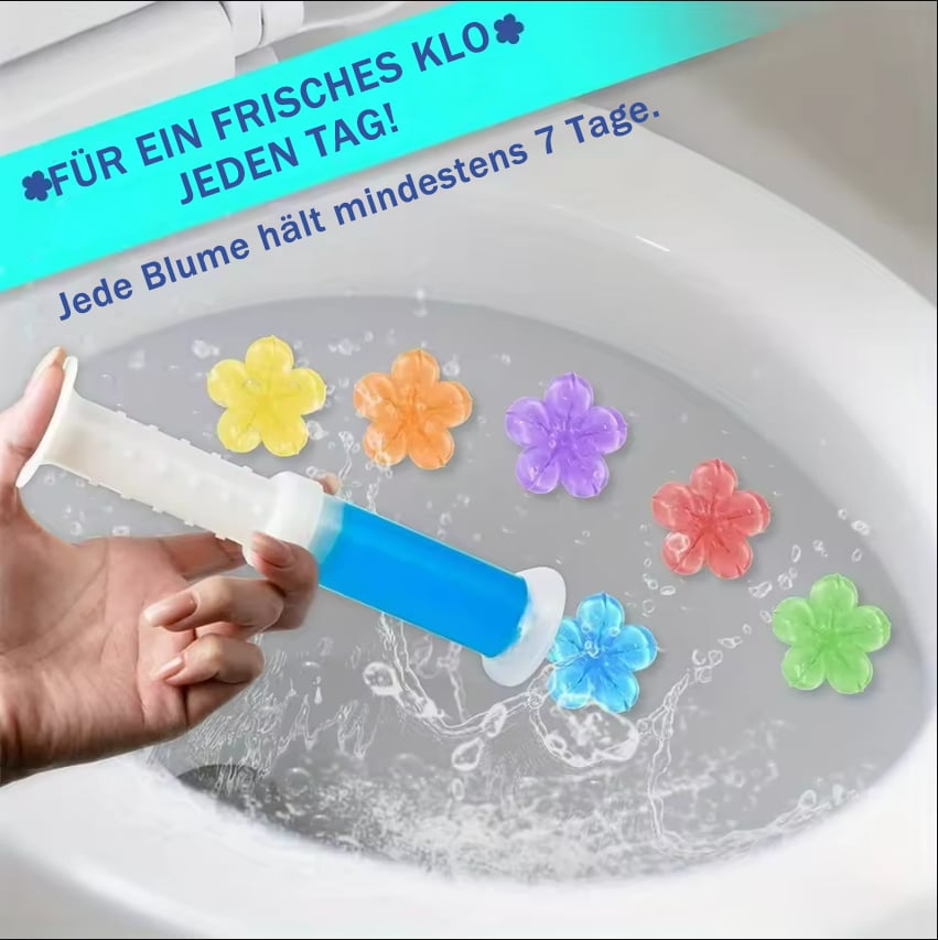 🔥LETZTER TAG 49% RABATT🚽84 Blumen Toilettenreiniger Gelstempel