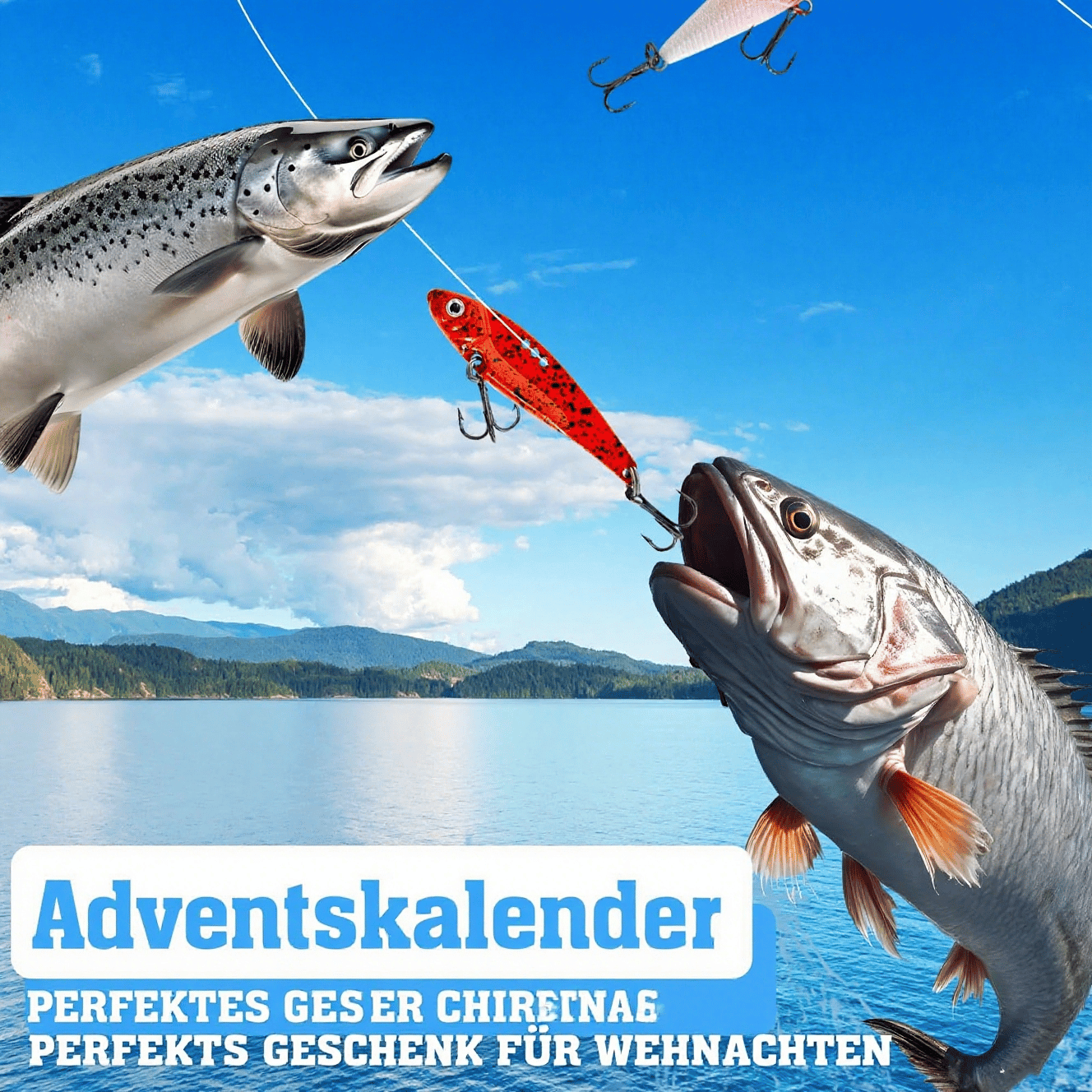 🔥Letzter Tagesverkauf 49 % RABATT🎁Angel-Adventskalender 2025 Köder-Set