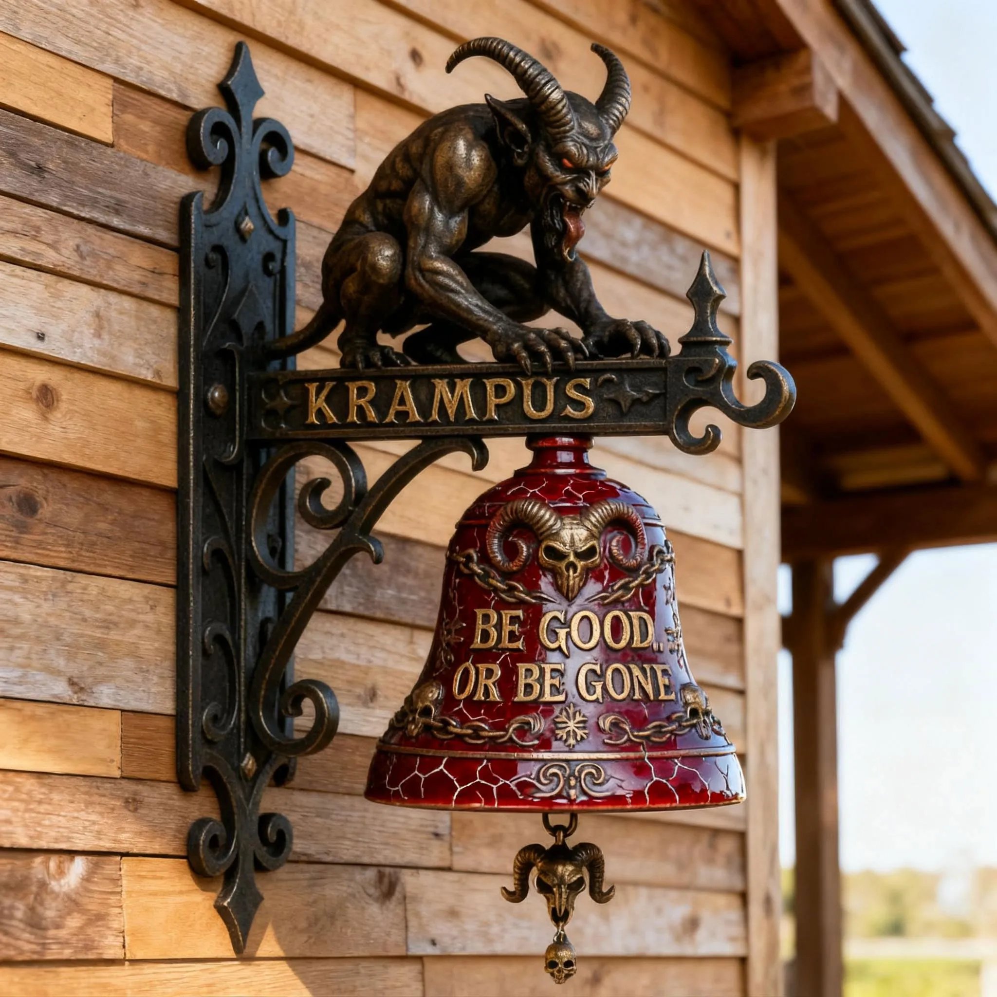 😈🔔Krampus Door Knocker