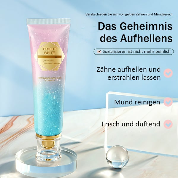 🔥Letzter Tag 49 % Rabatt✨Niacinamid-Zahnaufhellungspasta