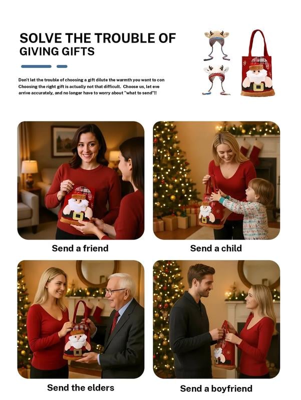 Christmas antler hat