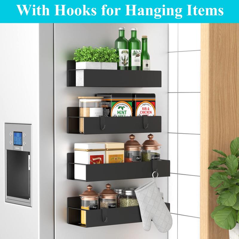 🎁 Hot Sale 40%OFF🔥🔥- Magnetic Spice Storage Rack Organizer for Refrigerator and Oven