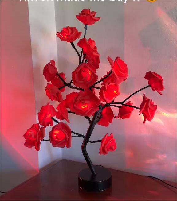 🎁59OFFForever Rose Tree Lamp（Buy2 Free Shipping)