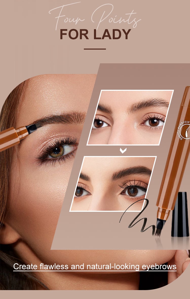 Waterproof Four-tip Eyebrow Pen