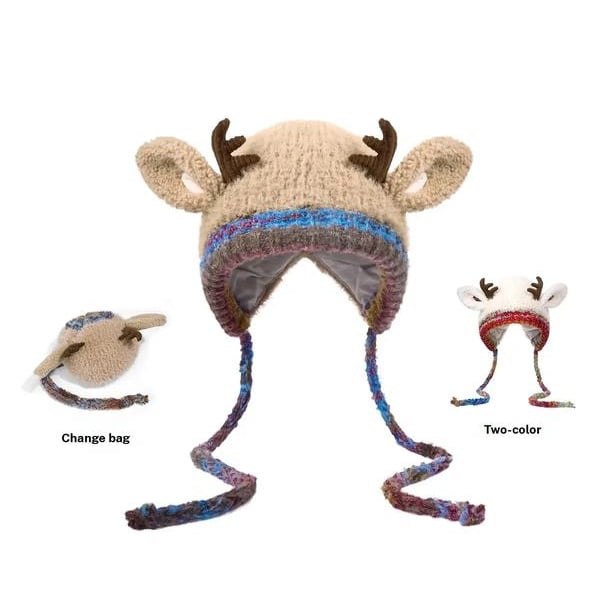 Christmas antler hat