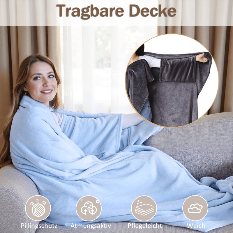 🔥Heißer Verkauf - 49% Rabatt🔥Wearable Blanket für Frauen, Erwachsene und Teenager