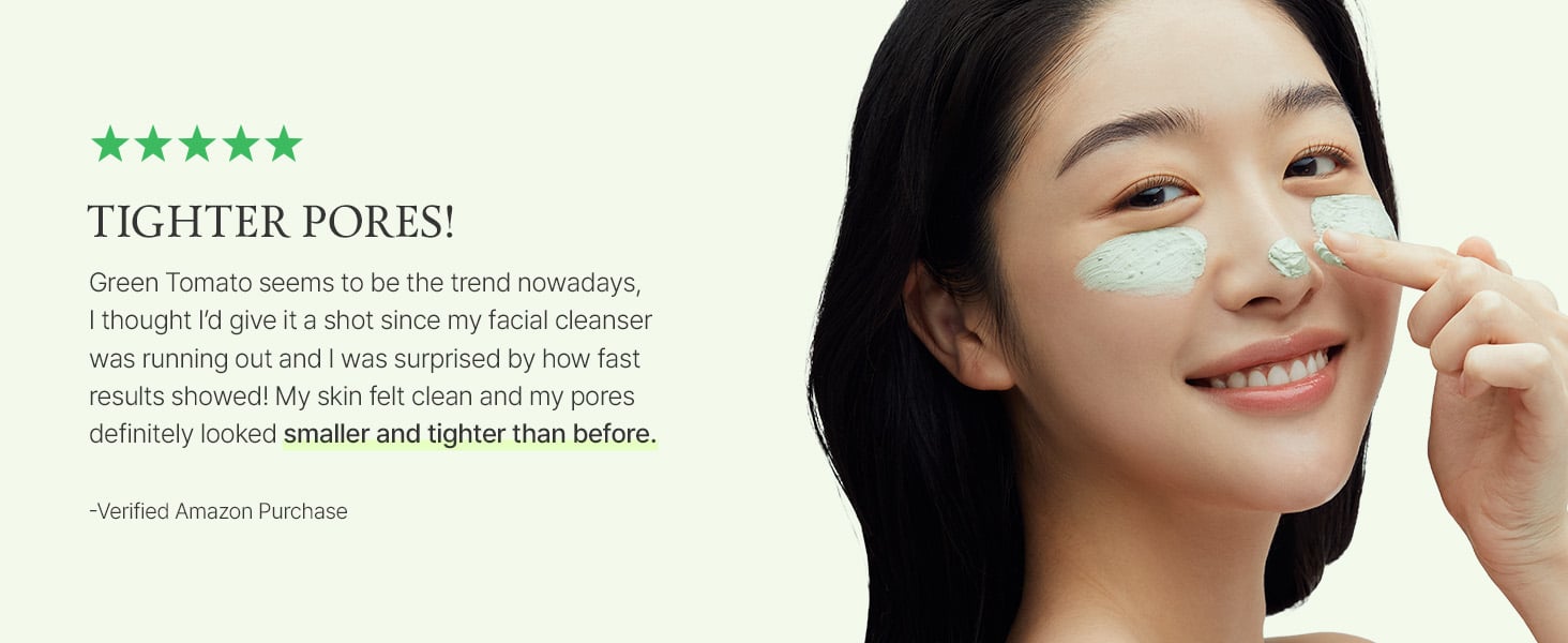 tighter pores