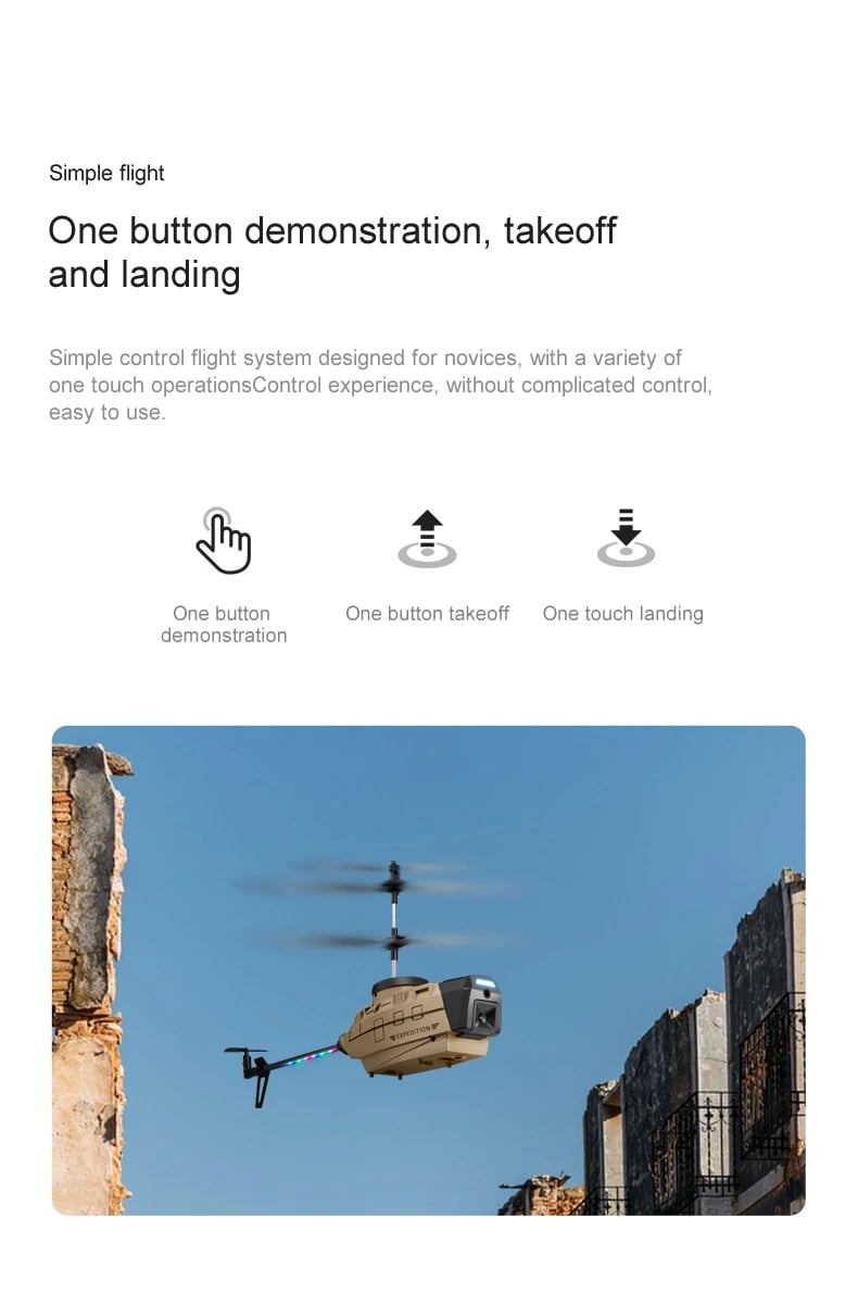 KY202 Black Bee 4CH 6-Axis 4K Dual Camera Air Gesture Obstacle Avoidance Intelligent Hover RC Helicopter RTF