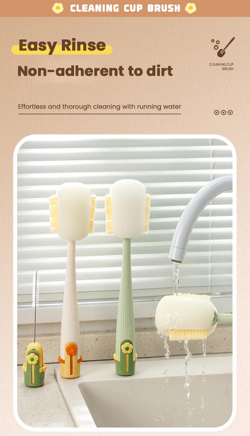 5-in-1 Bottle Cleaning Brush (Multifunctional) – For Cup Lid Cleaning & Home Kitchen Tasks 5-in-1 Bottle Cleaning Brush (Multifunctional) – For Cup Lid Cleaning & Home Kitchen Tasks