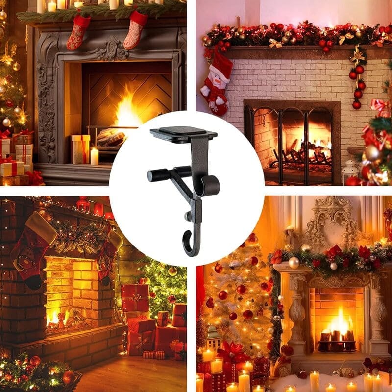2 In 1 Adjustable Christmas Garland and Stocking Hanger wide use_itoolmax