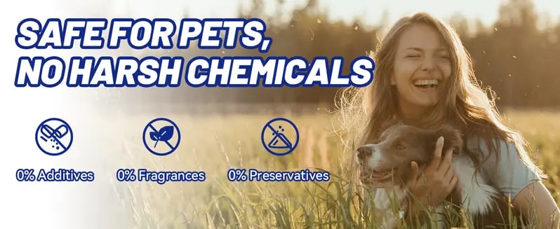 Product Introduction of PET Dog Eye Drops, Eye Drops for Dogs&Cats, Dog Eye Infection Treatment to Soothe Eye Allergy, Soothe Dry Eyes Pink Eyes, Dog Tear Stain Cleaner(60ml 4