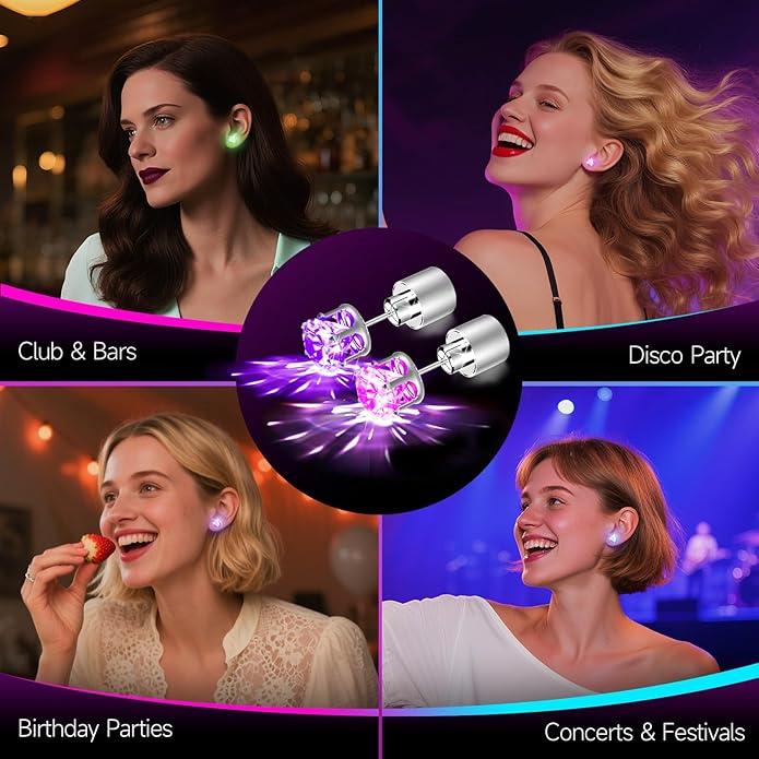 🔥Christmas Early Discount 49% Off✨LED Earrings, Light Up Stud Earrings